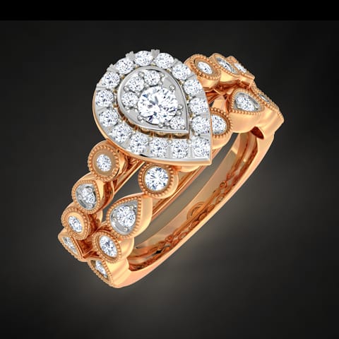 Brilliance Diamond Bridal Ring Set