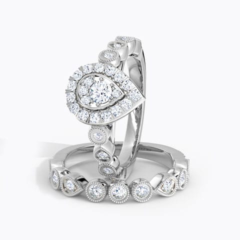 Brilliance Diamond Bridal Ring Set