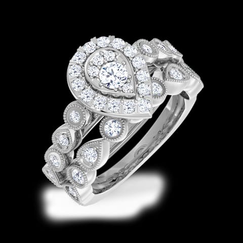 Brilliance Diamond Bridal Ring Set