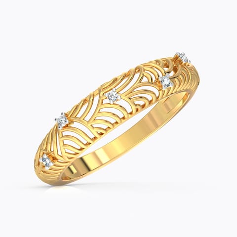 Array Lattice Diamond Ring