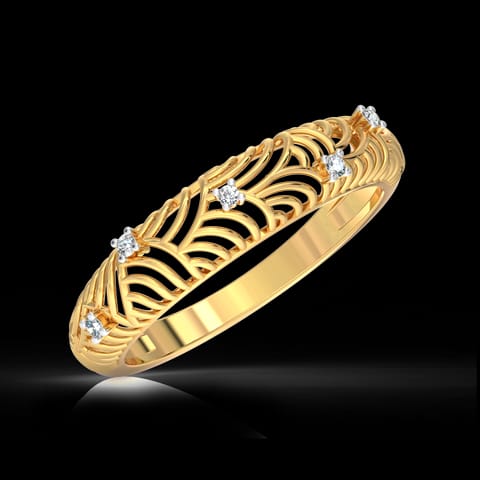 Array Lattice Diamond Ring