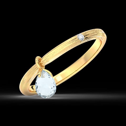 Twig Dewdrops Gemstone Ring Twig Dewdrops Gemstone Ring