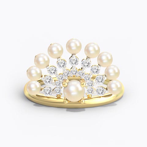 Plie Pearl Ring