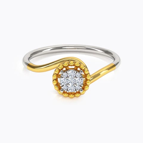 Cluster Miligrain Diamond Ring Cluster Miligrain Diamond Ring