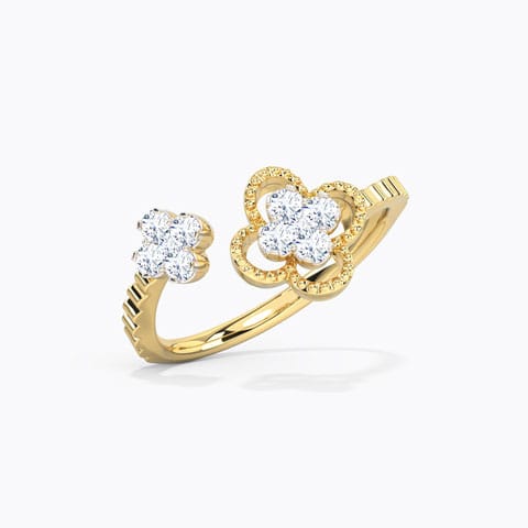 Ornate Clover Diamond Ring Ornate Clover Diamond Ring