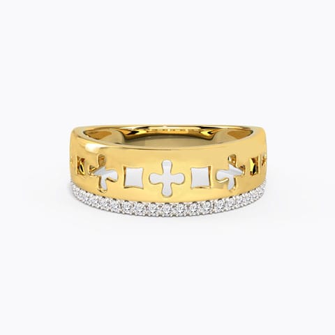 Jigsaw Cutout Diamond Band Jigsaw Cutout Diamond Band