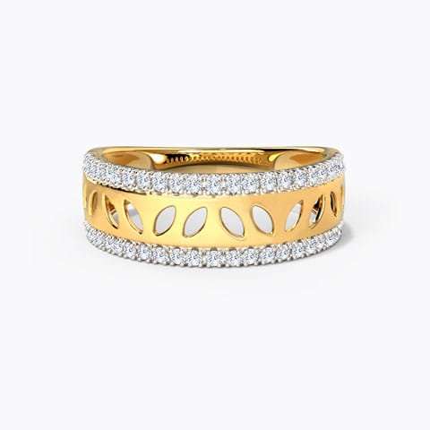 Petals Cutout Diamond Band Petals Cutout Diamond Band