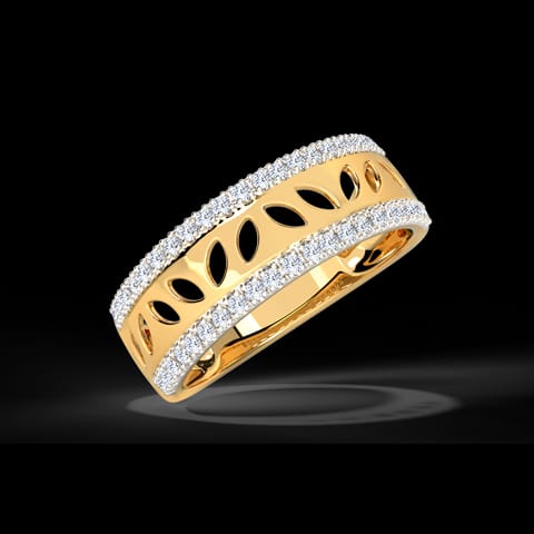 Petals Cutout Diamond Band Petals Cutout Diamond Band
