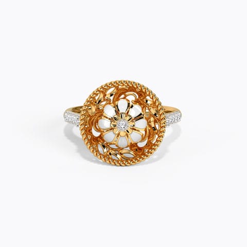 Unstoppable Flowery Diamond Ring