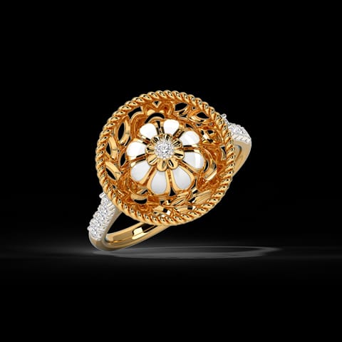Unstoppable Flowery Diamond Ring