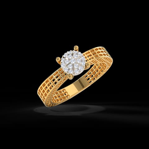 Mesh Cluster Diamond Ring Mesh Cluster Diamond Ring