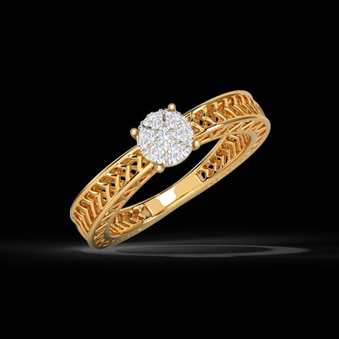 Chevron Mesh Diamond Ring Chevron Mesh Diamond Ring