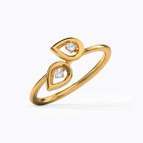 Twin Dewdrops Diamond Ring Twin Dewdrops Diamond Ring