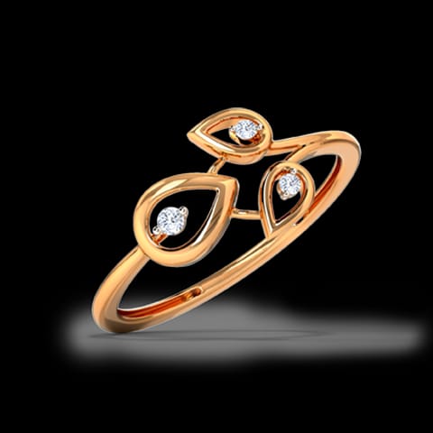 Delicate Triad Diamond Ring Delicate Triad Diamond Ring