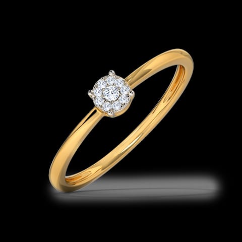 Classic Cluster Diamond Ring