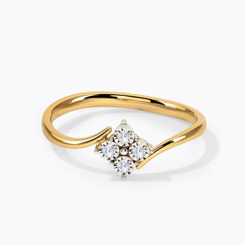 Quad Miracle Plate Diamond Ring