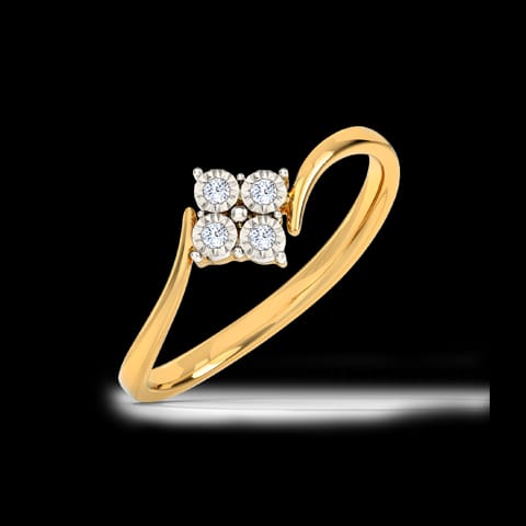 Quad Miracle Plate Diamond Ring