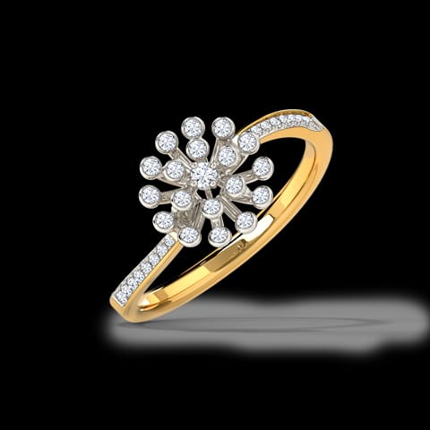Jewel Ripple Diamond Ring