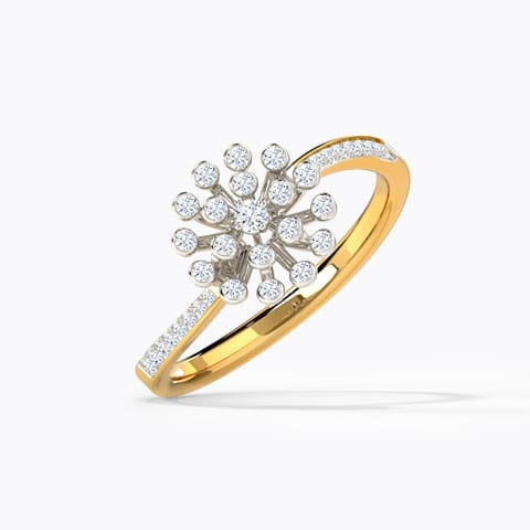 Jewel Ripple Diamond Ring