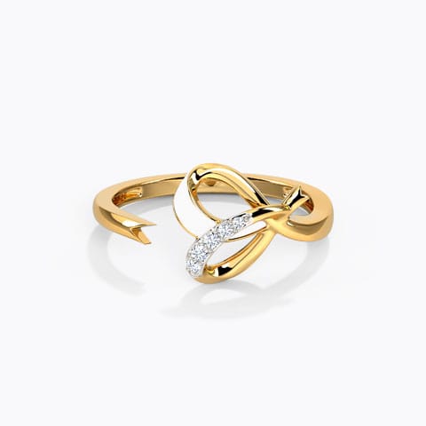 Ivory Heart Diamond Ring