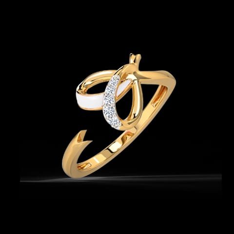 Ivory Heart Diamond Ring