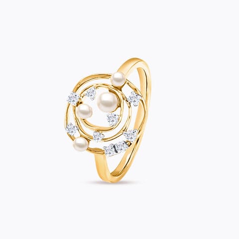 Pearl Swirl Diamond Ring Pearl Swirl Diamond Ring