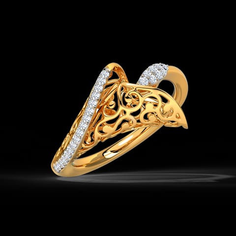 Rosine Ornate Diamond Ring Rosine Ornate Diamond Ring