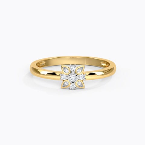 Flora Miracle Plate Diamond Ring Flora Miracle Plate Diamond Ring
