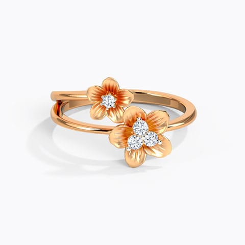 Cherry Blossom Diamond Ring