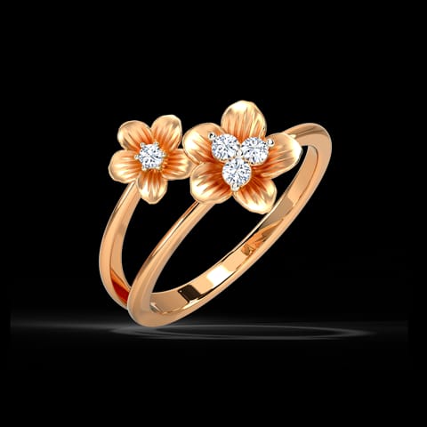 Cherry Blossom Diamond Ring