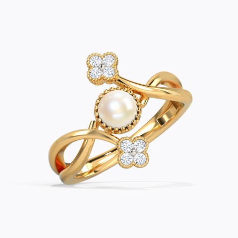 Fiora Intertwine Gemstone Ring