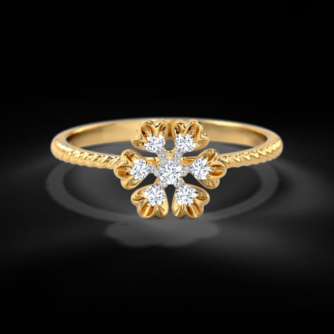 Leora Floret Diamond Ring