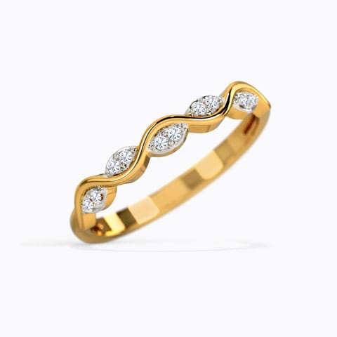 Isabella Wavy Diamond Band Isabella Wavy Diamond Band