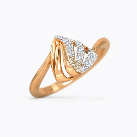 Laveniya Wave Diamond Ring Laveniya Wave Diamond Ring