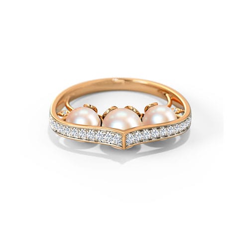 Zailka Glam Pearl Ring Zailka Glam Pearl Ring