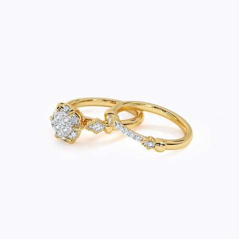 Phiroza Diamond Bridal Ring Set Phiroza Diamond Bridal Ring Set