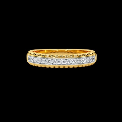 Amber Swish Diamond Band