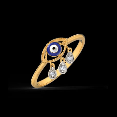 Divine Evil Eye Diamond Ring Divine Evil Eye Diamond Ring