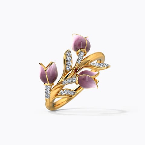 Calenda Tulip Diamond Ring Calenda Tulip Diamond Ring