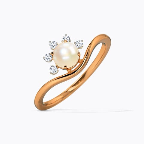 Amara Groovy Pearl Ring Amara Groovy Pearl Ring