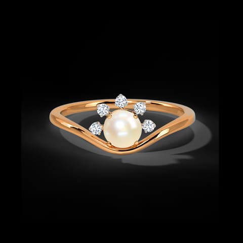 Amara Groovy Pearl Ring Amara Groovy Pearl Ring