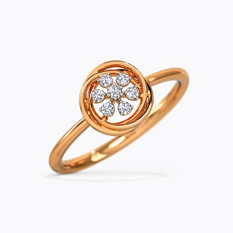 Fancy Florid Diamond Ring Fancy Florid Diamond Ring