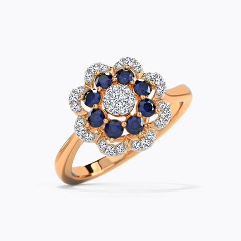 Blue Wave Diamond Ring Blue Wave Diamond Ring