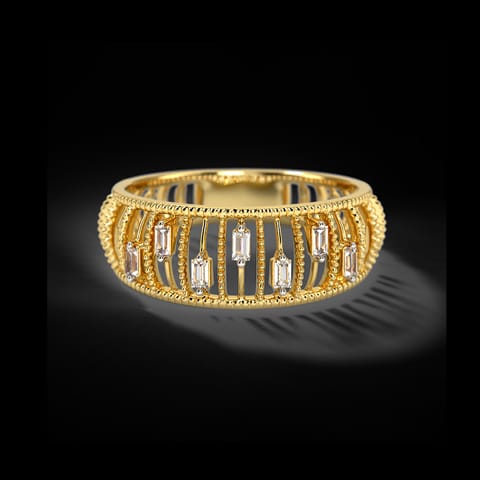 Flarena Baguette Diamond Band Flarena Baguette Diamond Band