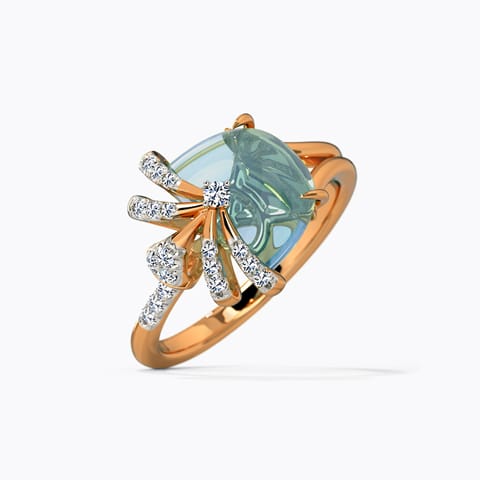 Semi Bloom Gemstone Ring Semi Bloom Gemstone Ring