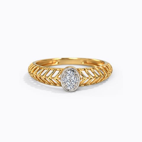 Circlet Weave Diamond Ring