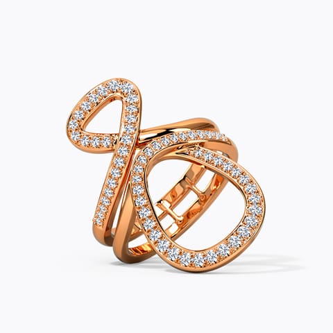 Pop Curve Diamond Ring Pop Curve Diamond Ring
