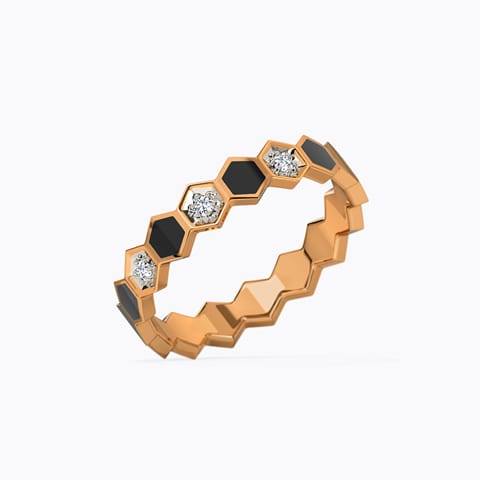 Riyanshi Geometric Diamond Band