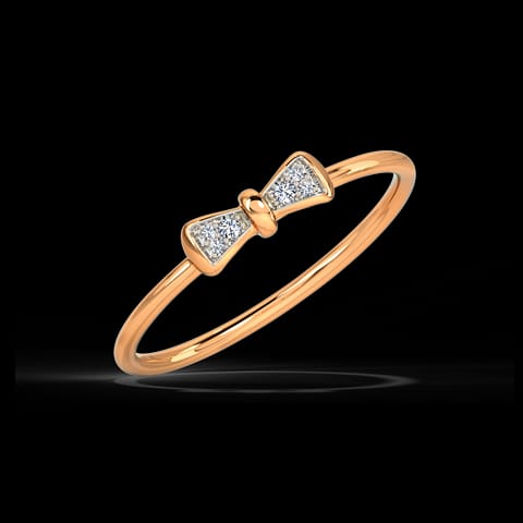 Petite Bow Diamond Ring Petite Bow Diamond Ring