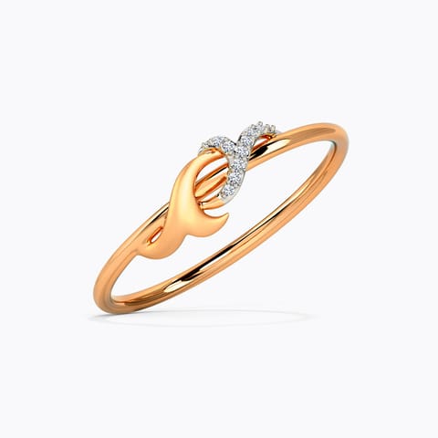 Glittery Fern Diamond Ring Glittery Fern Diamond Ring